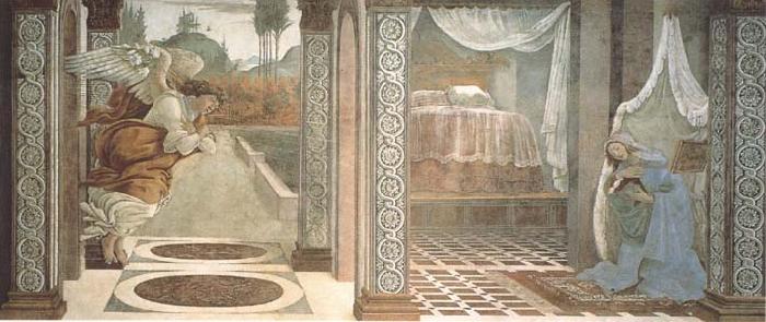 Annunciation of San Martino alla Scala, Sandro Botticelli